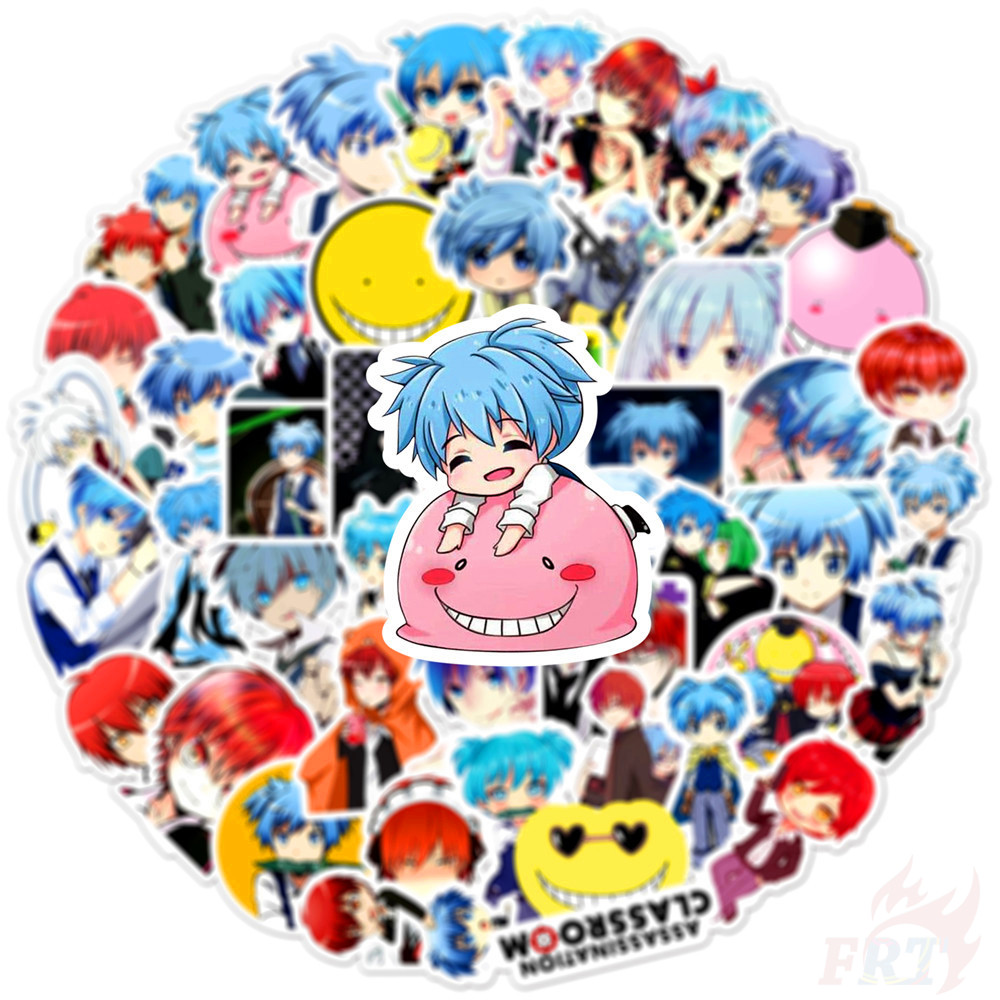 ❉ Assassination Classroom - Series 02 Anime Shiota Nagisa Korosensei Stickers ❉ 50Pcs/Set DIY Fashion Mixed Waterproof Doodle Decals Stickers