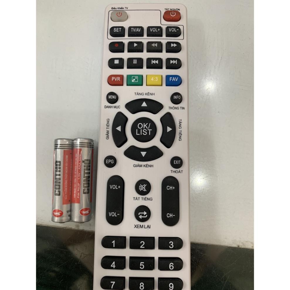 REMOTE ĐIỀU KHIỂN ĐẦU THU kĩ thuật số-DVB-T2 SDTV17HD-ĐIỀU KHIỂN ĐƯỢC NHIỀU LOẠI ĐẦU THU