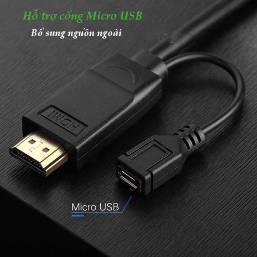 Cáp Chuyển HDMI sang VGA Dài 1,5m Ugreen 30449 - Hàng Chính Hãng