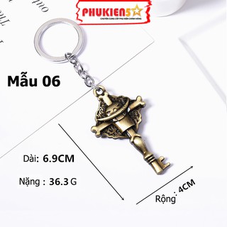 Móc khóa Đảo Hải Tặc - Thuyền trưởng Luffy  cùng các đồng đội - chất liệu hợp kim cực đẹp(P6)