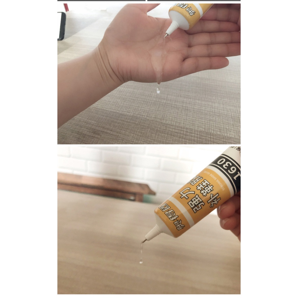 Keo Dán Giày Dép Chuyên Dụng 1630 AODEGU 60 ml Dính Siêu Chắc, Trong Suốt, Không Ố Vàng, An Toàn Cho Da
