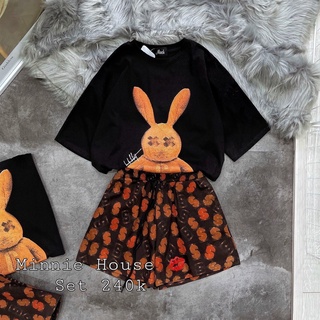 BỘ THUN COTTON THỎ SIÊU DỄ THƯƠNG