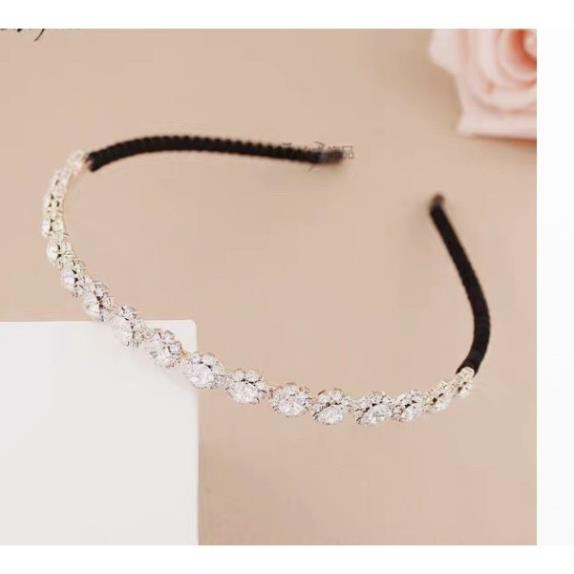 Bờm Cài Tóc Đính Đá Tiểu Thư