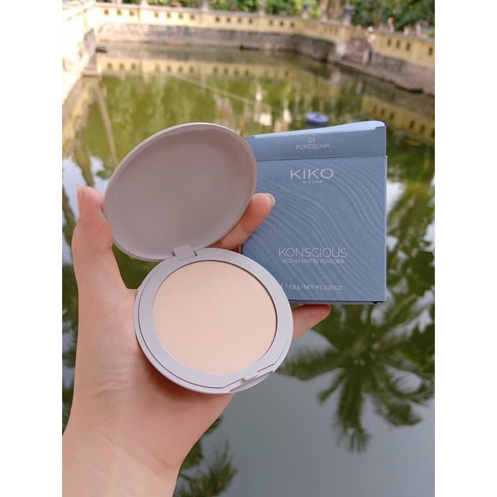 PHẤN PHỦ DẠNG NÉN HỮU CƠ KIKO KONSCIOUS VEGAN MATTE POWDER CHÍNH HÃNG - 11228