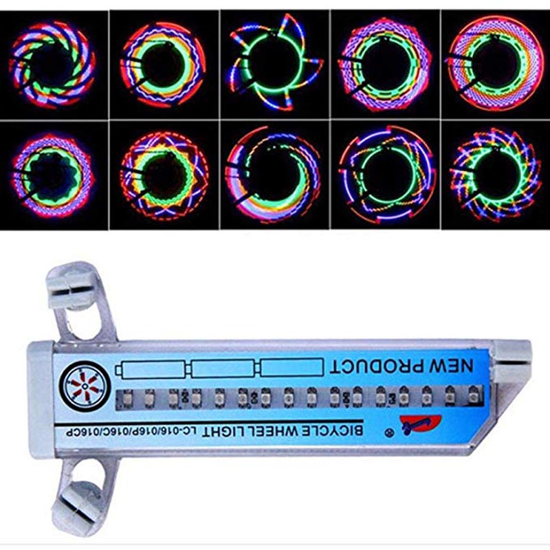 Đèn Led 32 Bóng Gắn Bánh Xe Đạp / Xe Máy 24 Inch