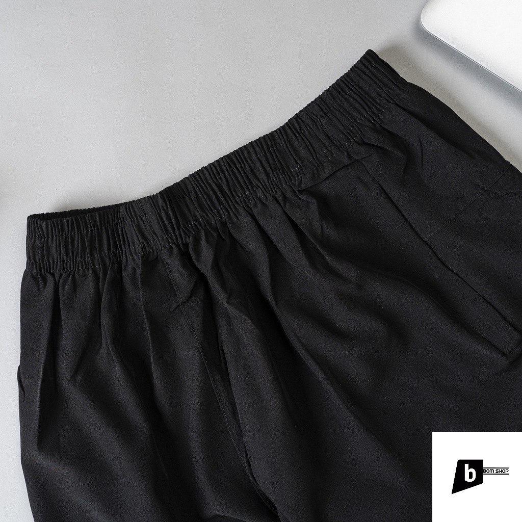 Quần đùi thể thao nam mặc nhà cao cấp vải gió chun trơn mát co giãn thoải mái M7