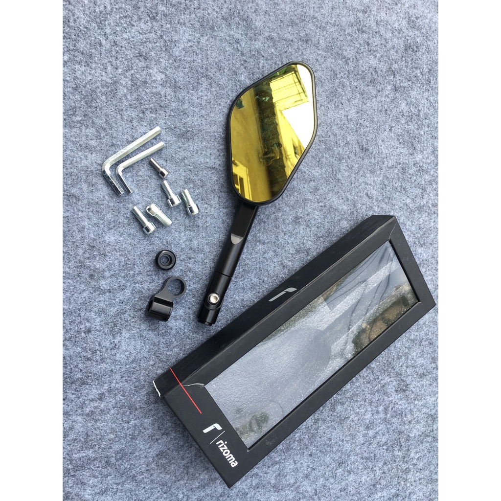 Gương 5 Cạnh Rizoma Hàng Đẹp Full Hộp Gắn Các Dòng Xe Máy ( Giá 1 cái )