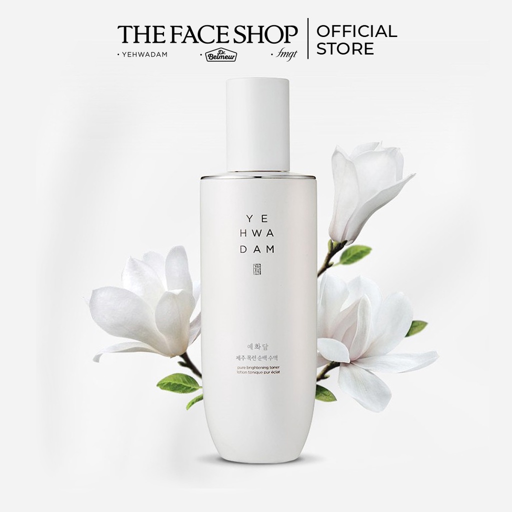 [Mã COSTFST3 -8% đơn 250K] Nước Cân Bằng Sáng Trắng Da Thefaceshop Yehwadam Jeju Magnolia Pure Brightening Toner 160Ml