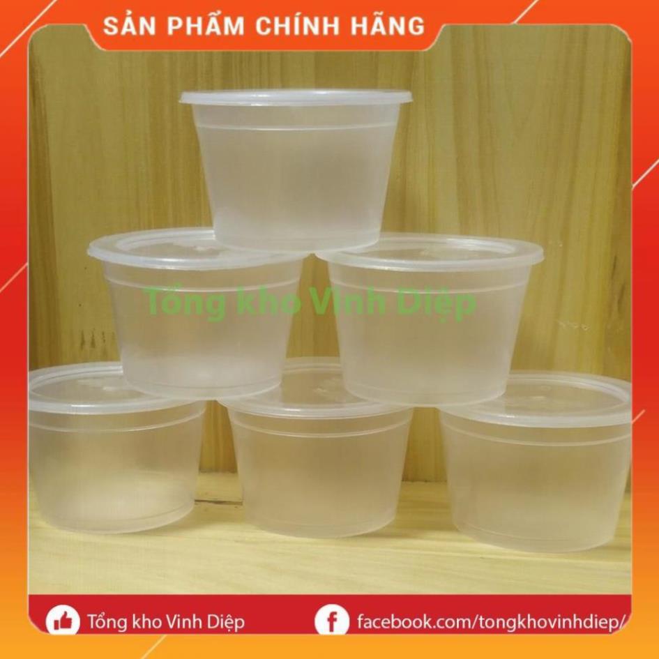 50 hộp cốc hũ nhựa khuôn làm bánh flan, caramen, thạch rau câu, sữa chua hoặc đựng slime