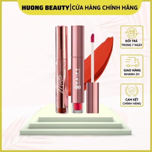 Son Ha:py Matte - Hapy Matte - Son kem siêu lỳ và bền màu