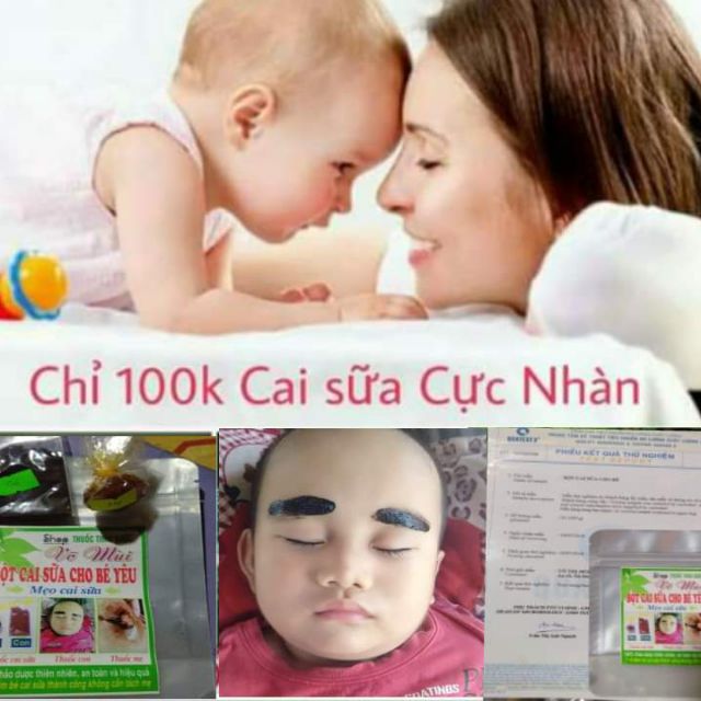 Bột bôi cai sữa cho bé yêu