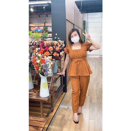 Sét Peplum Nút Bọc Bigsize 55kg Đến 100kg