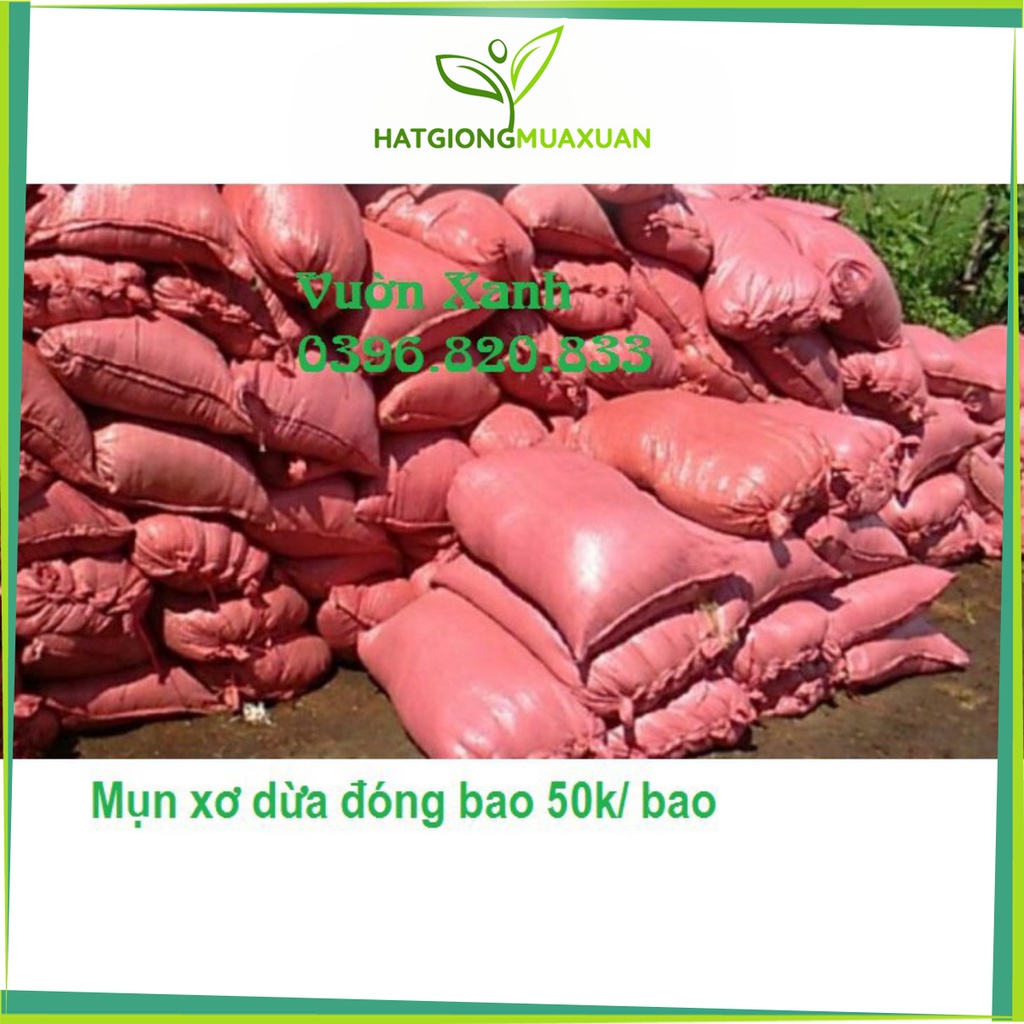 [SIEURE] Mụn xơ dừa dùng trồng rau, cây cảnh, phong lan ... 1kg hàng đẹp, phân phối chuyên nghiệp.