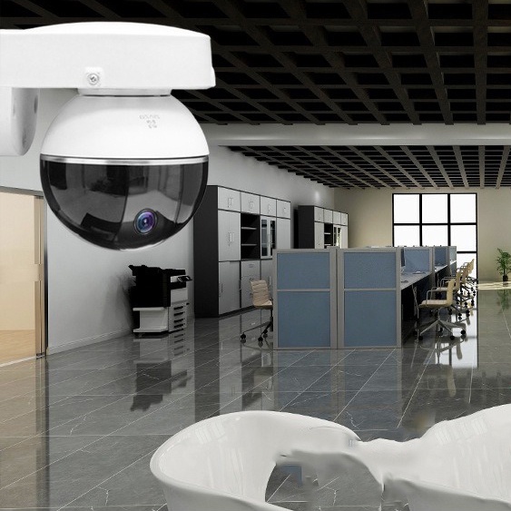 Chân đế dome AKIA cho camera imou, ezviz, bắt tường vuông góc 90 độ, xoay ngược camera, thu gọn dây nguồn