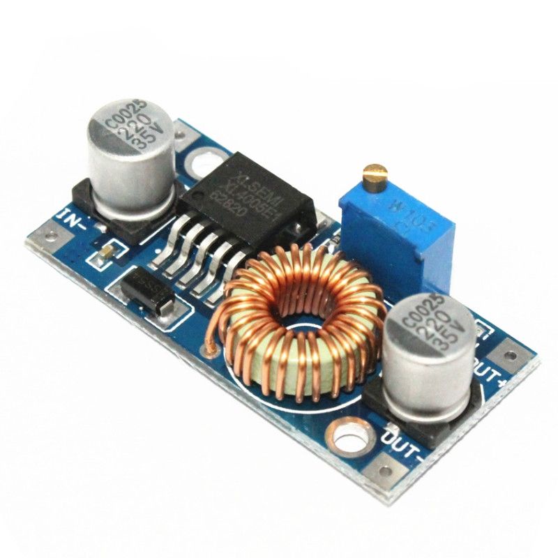 Mạch hạ áp  buck DC-DC 5A XL4005 có tặng kèm tản nhiệt