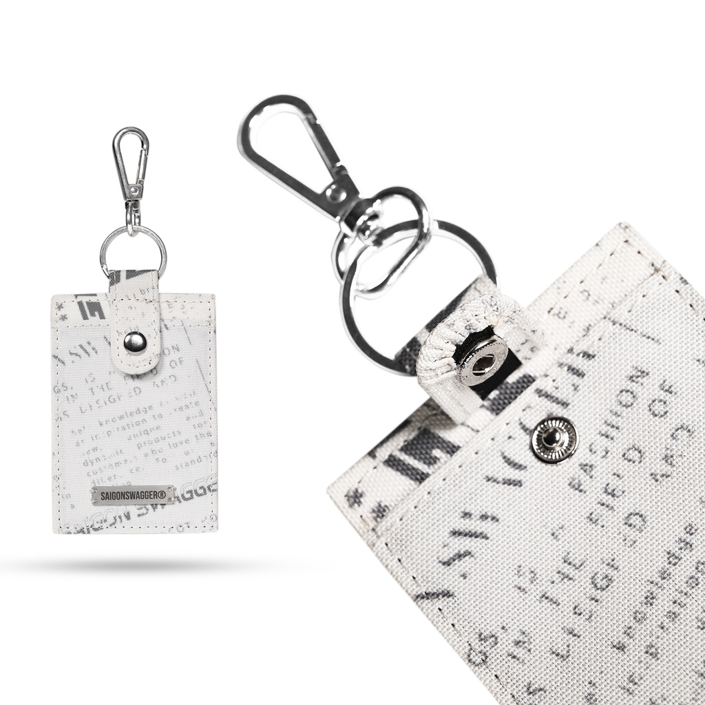 Móc Khóa Dọc In Báo SAIGON SWAGGER® Journal Card Keychain