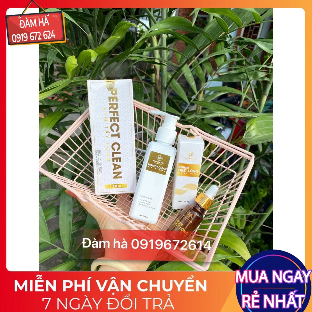 Kem Tẩy Lông Huyền Phi Tặng serum Triệt Lông