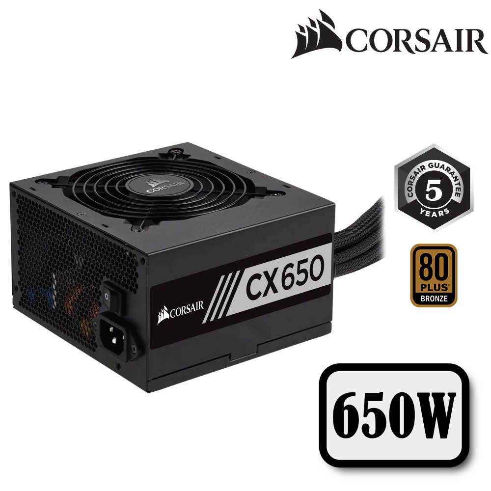 Nguồn Corsair CX650 650W 80 Plus Bronze