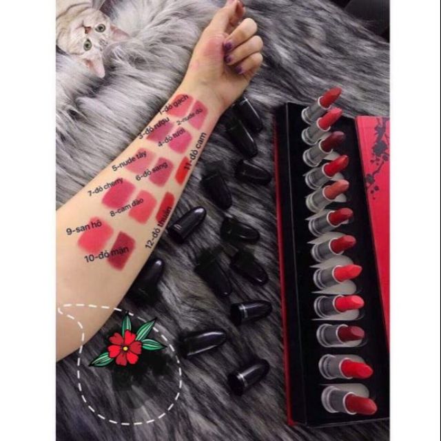 Bộ son handmade 12 cây