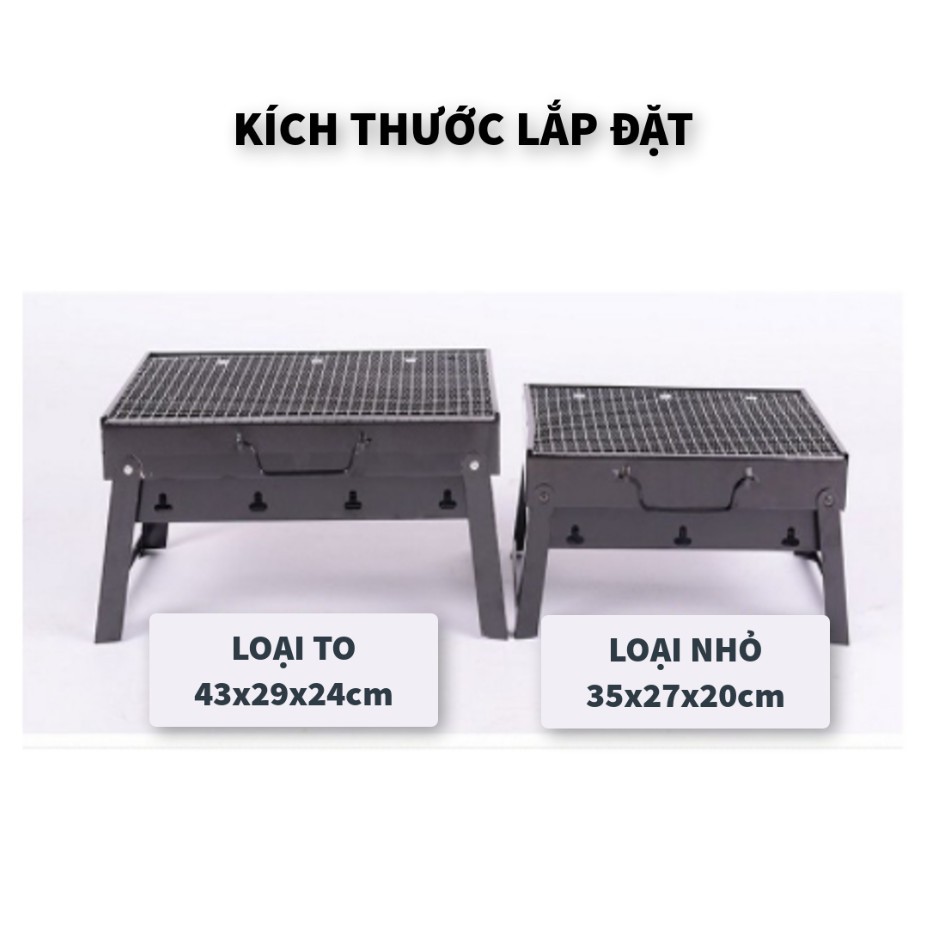 Bếp nướng than hoa không khói BBQ ngoài trời cao cấp T353-T372 ngon