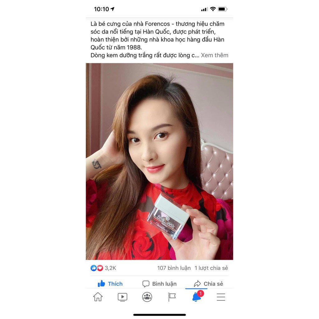 Kem dưỡng trắng da Forencos Doo to the Boo cải thiện làn da khô, sạm, không đều màu và lão hóa
