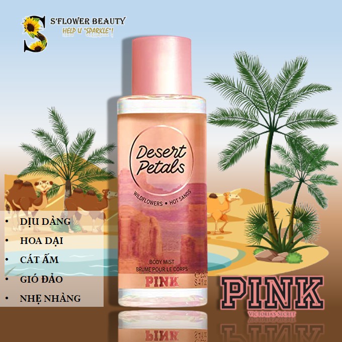 🌴 PINK | Desert Oasis | Xịt Thơm Toàn Thân Victoria’s Secret PINK Body Mist - Cactus Water | Desert Petals | Blush Palms | BigBuy360 - bigbuy360.vn
