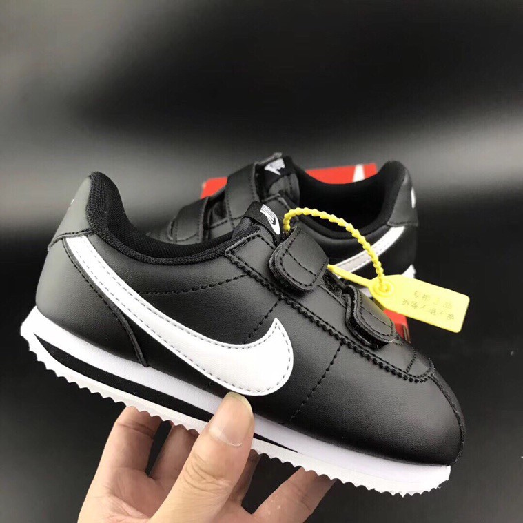 * Cổ phiếu sẵn sàng * Giày thể thao trẻ em da Nike Cortez Giày trẻ em Giày trẻ em Giày thể thao trẻ em lớn hơn