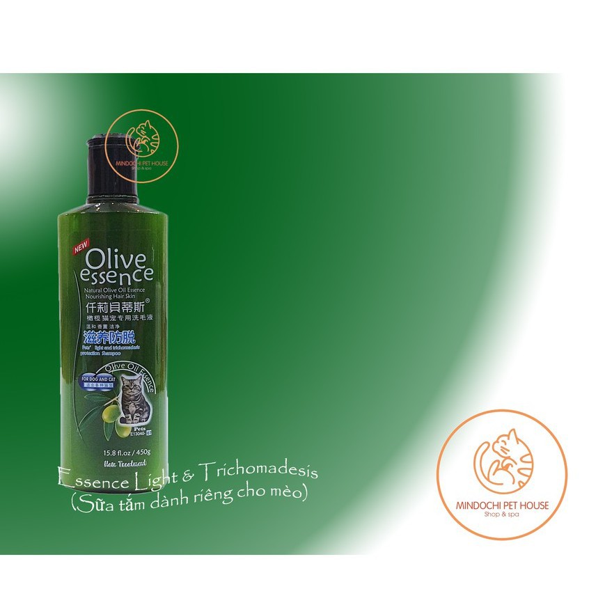 Sữa Tắm Olive Essence Cho Chó Mèo 450ml Giá Rẻ #MintPet