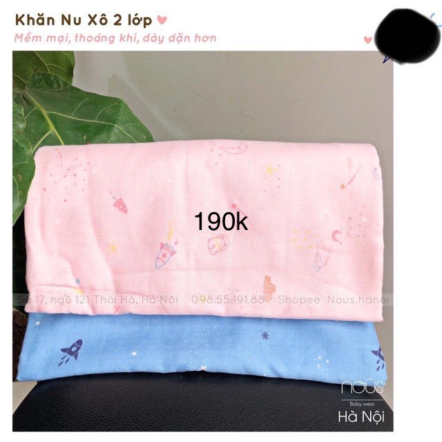 Khăn xô nous 2 lớp