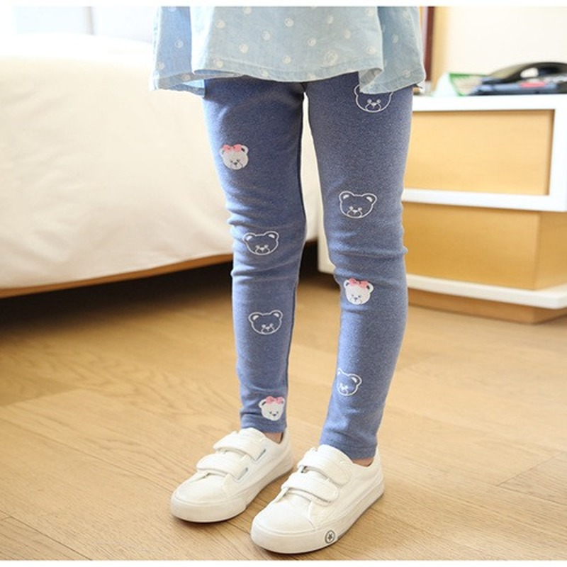 Quần Legging Chất Liệu Cotton Phong Cách Hàn Quốc Thời Trang 2021 Dành Cho Bé Gái