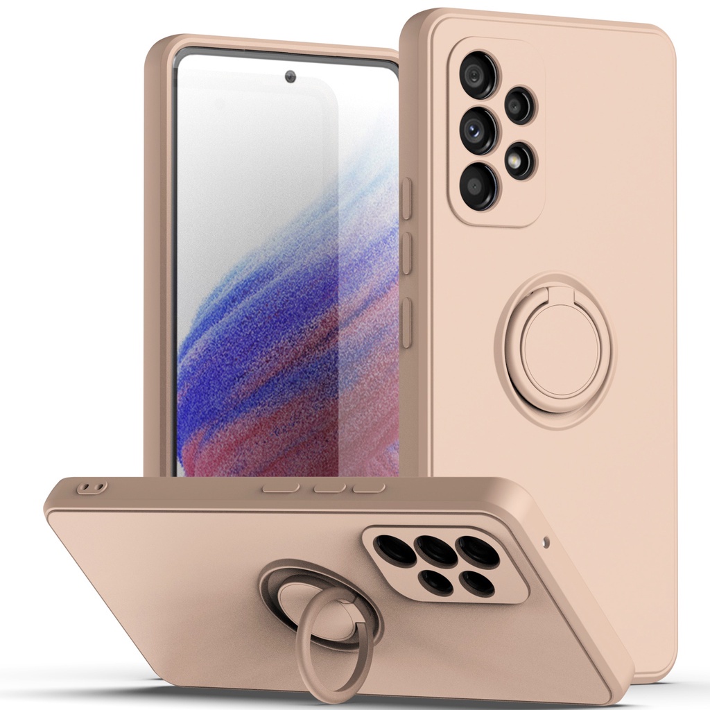 Ốp Lưng Silicone Có NhẫN Đỡ Cho Samsung Galaxy A53 A52 A52S A72 A52S A72 A73 A53 A33 4G 5G A52