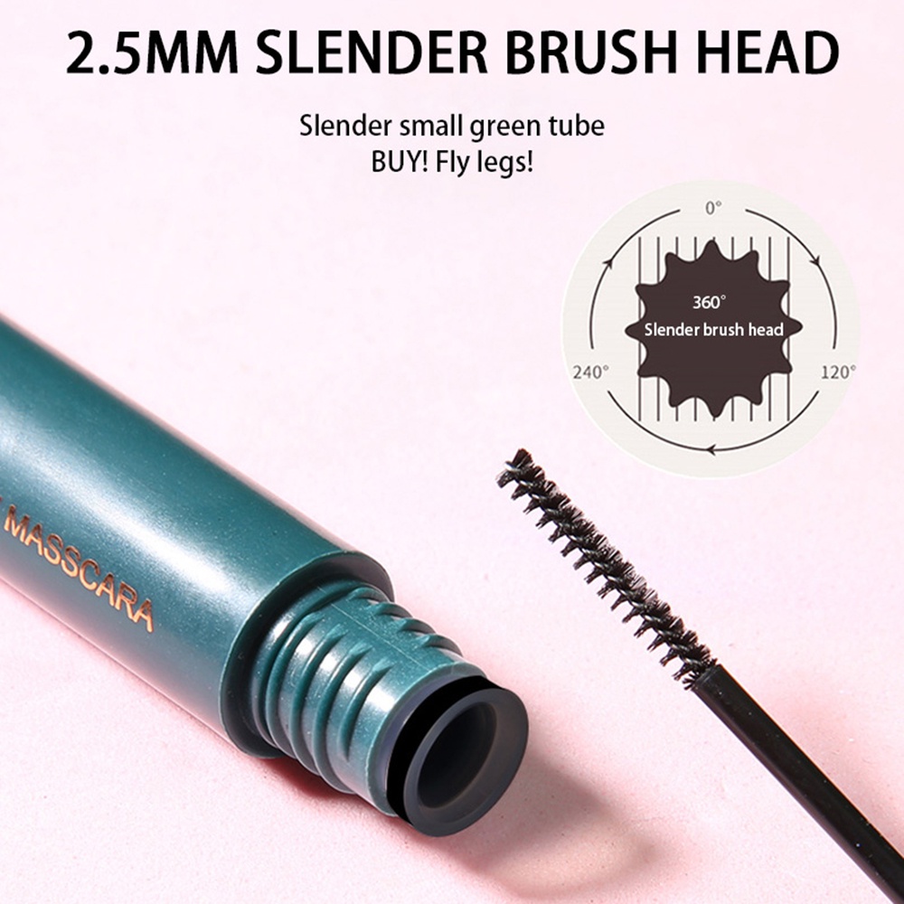 Mascara Màu Sắc Chống Thấm Nước Và Mồ Hôi Với Đầu Cọ Siêu Mịn Chuốt Mi Cong Và Dày Hơn