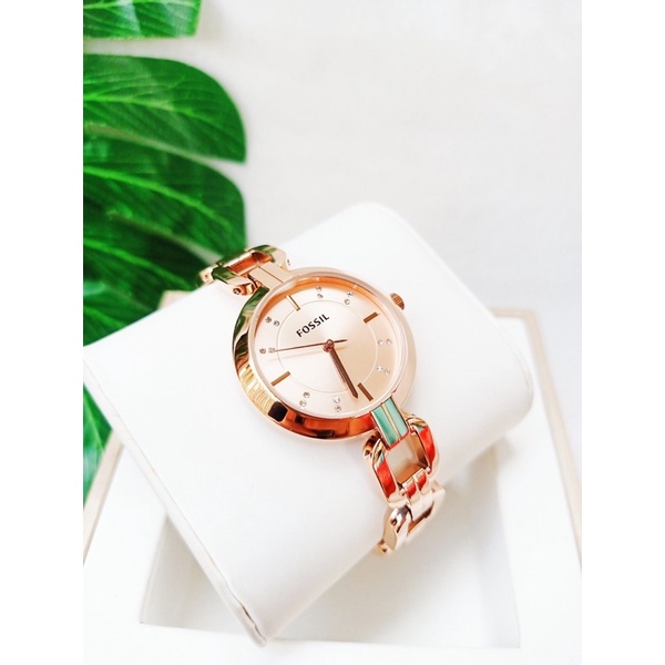Đồng hồ nữ Fossil Dây Rose Gold, Mặt 32mm, Chống nước 50m