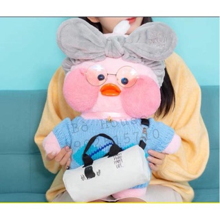 Thú nhồi bông vịt má hồng Lalafanfan 50cm