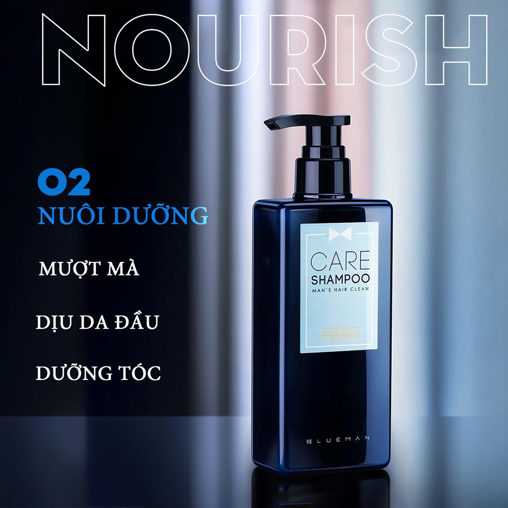 Dầu Gội Thơm Cho Nam BLUEMAN Ngăn Ngừa Gàu Và Dưỡng Tóc Chắc Khỏe | BigBuy360 - bigbuy360.vn