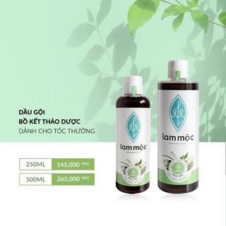 Dầu gội bồ kết Lam Mộc - tóc thường