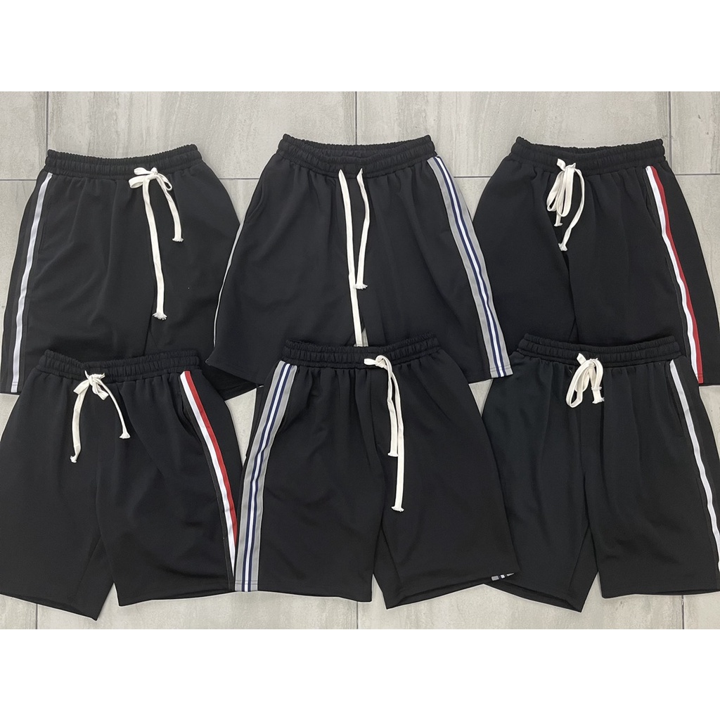 Quần short dây   Viền  thể thao chất poly nam nữ