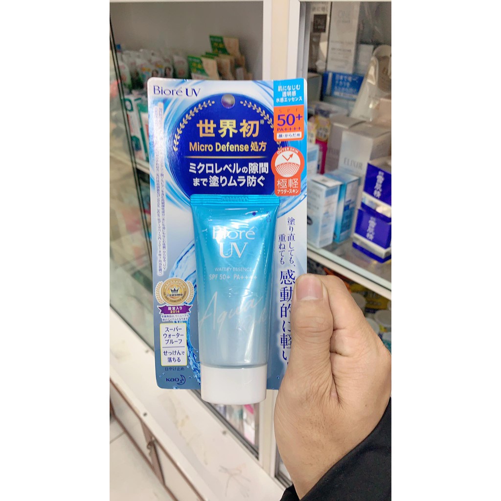 Kem Chống Nắng Biore UV Aqua Rich Watery Essence SPF50+ PA++++