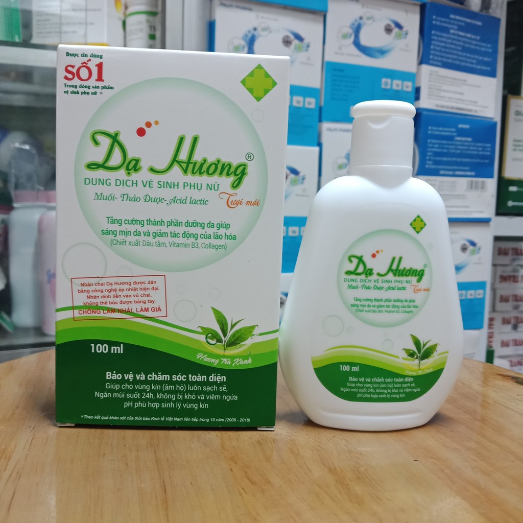 DUNG DỊCH VỆ SINH DẠ HƯƠNG TRÀ XANH