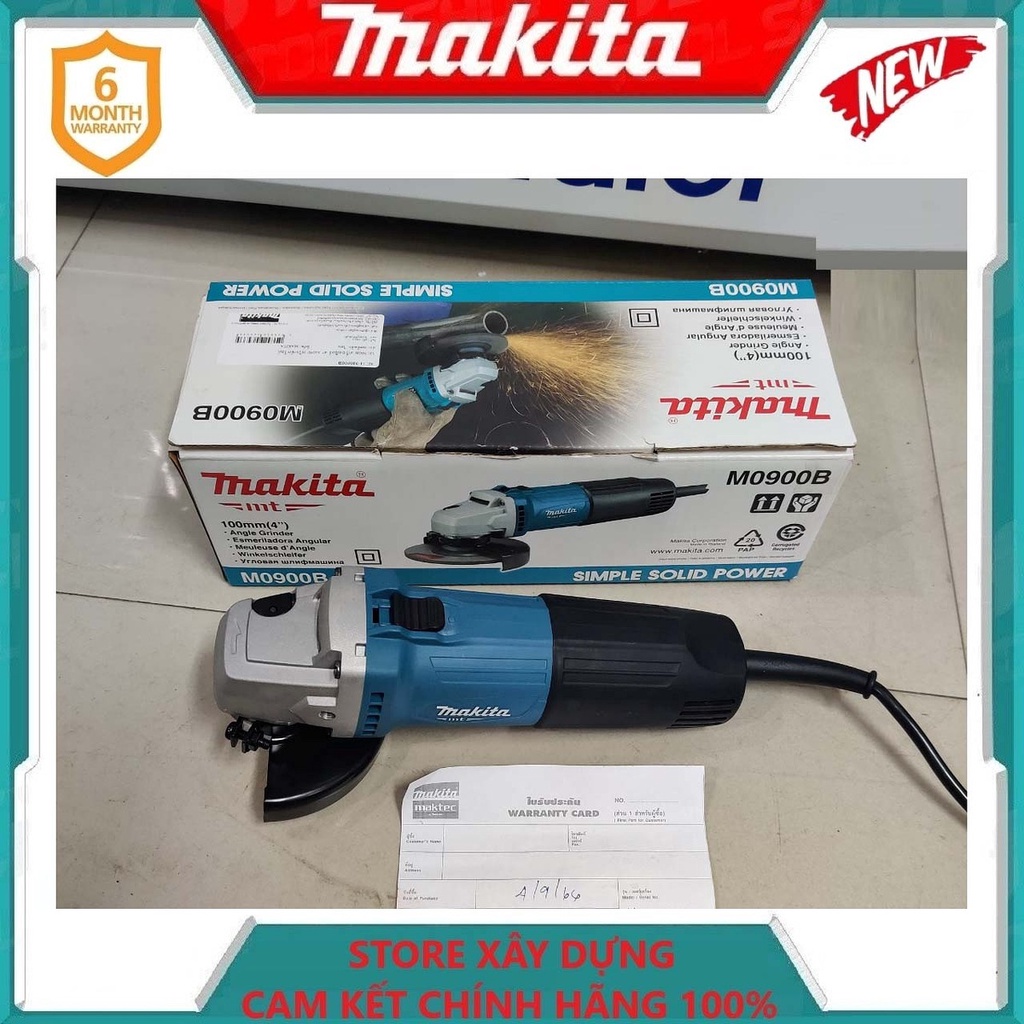 MÁY MÀI GÓC 100MM 540W MAKITA M0900B- HÀNG CHÍNH HÃNG