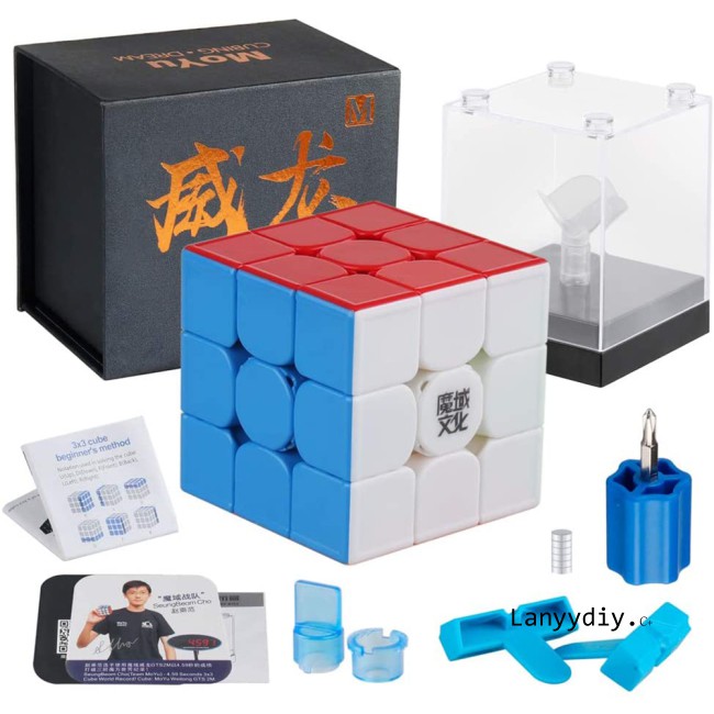 lanyydiy  Moyu Weilong GTS3 M 3x3 Speed Cube Stickerless Magnetic Moyu Weilong GTS 3M 3x3x3 Cube Puzzle GTS V3