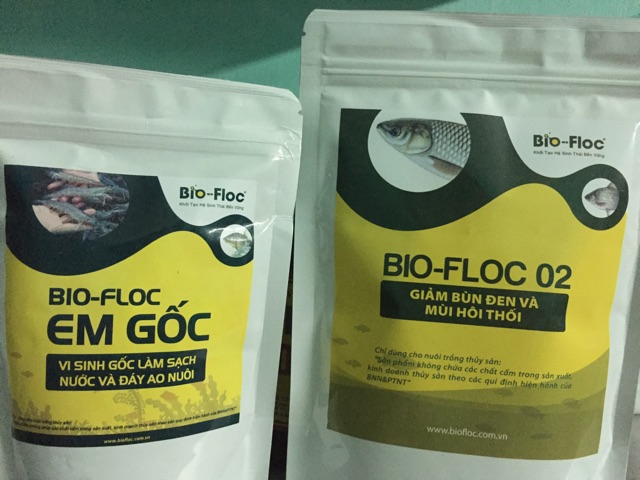 EM gốc Bio-floc vi sinh gốc làm sạch nước và đáy ao nuôi