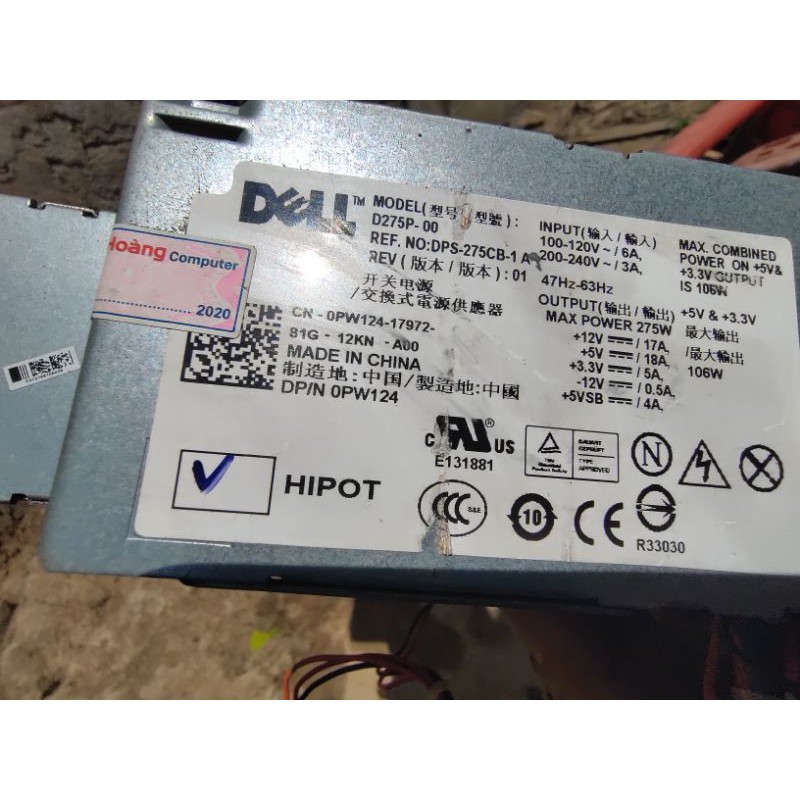 Nguồi máy tính Bộ Dell 775 780 790 380