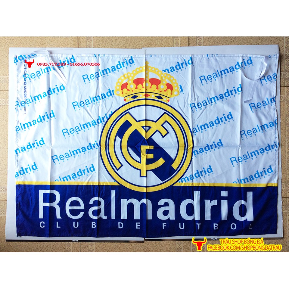 Cờ treo lưu niệm - các câu lạc bộ bóng đá Manchester, Arsenal, Chelsea, Barca, Real, Liverpool - Trâu shop