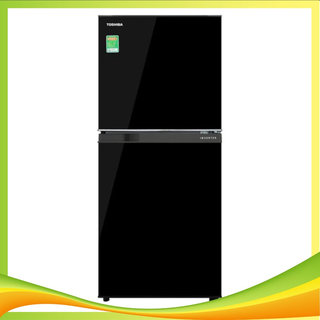 Tủ lạnh Toshiba Inverter 180 lít GR-B22VU - Công nghệ Inverter - Kiểu tủ 2 cánh, ngăn đá trên