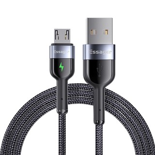 [Freeship] Dây cáp sạc nhanh Essager Type-C, Micro USB có đèn LED
