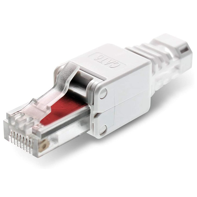 Set 12 Phích Cắm Mạng Rj45 Cat6 Lan Utp Cat5 Cat7