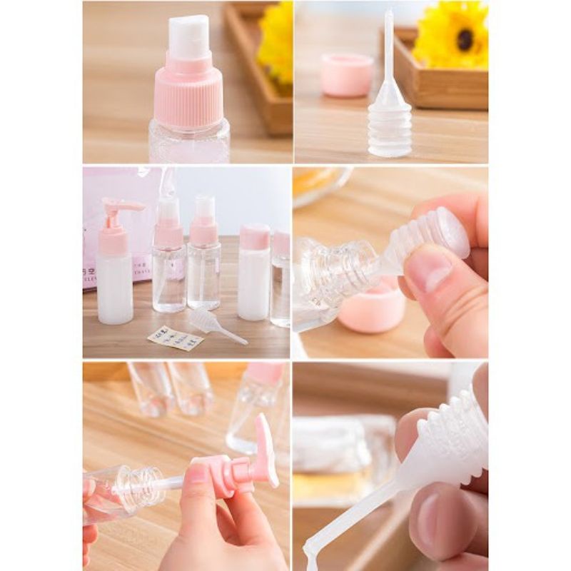 bộ chiết mĩ phẩm 5 món