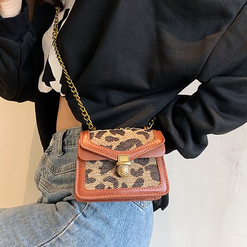 Túi Đeo Chéo mini Dây Mắt Xích Thời Trang Dành Cho Nữ