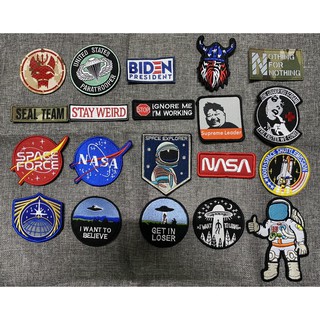 Hình thật hàng sẵn - Tem dán US seal army patch veclro mặt gai sau lưng dạng hook loop hơn 200 mẫu